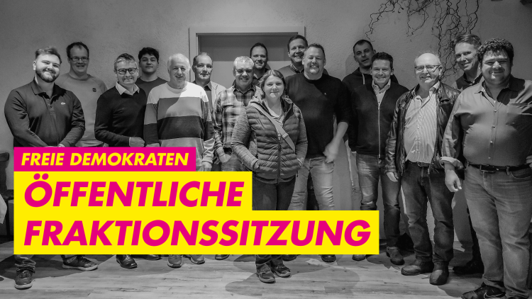 Fraktionssitzung der FDP St. Georgen